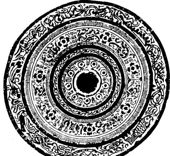 秦漢時(shí)代版畫裝飾畫矢量AI格式0921