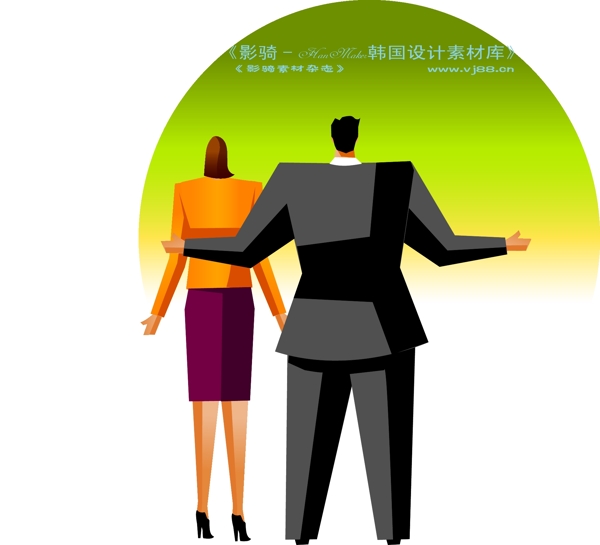 商務(wù)插畫商務(wù)矢量素材商務(wù)男性HanMaker韓國(guó)設(shè)計(jì)素材庫(kù)