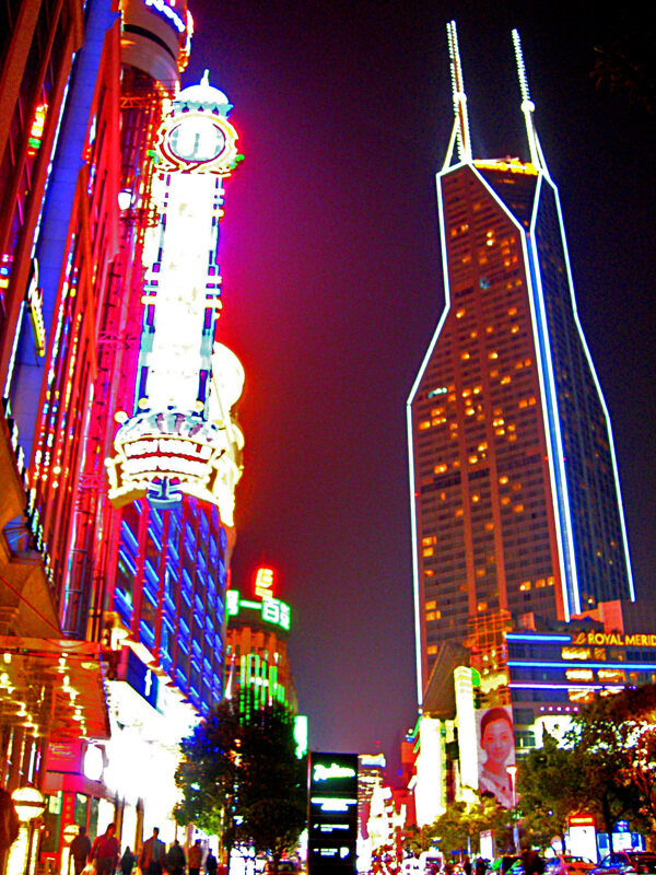 上海夜景摄影图