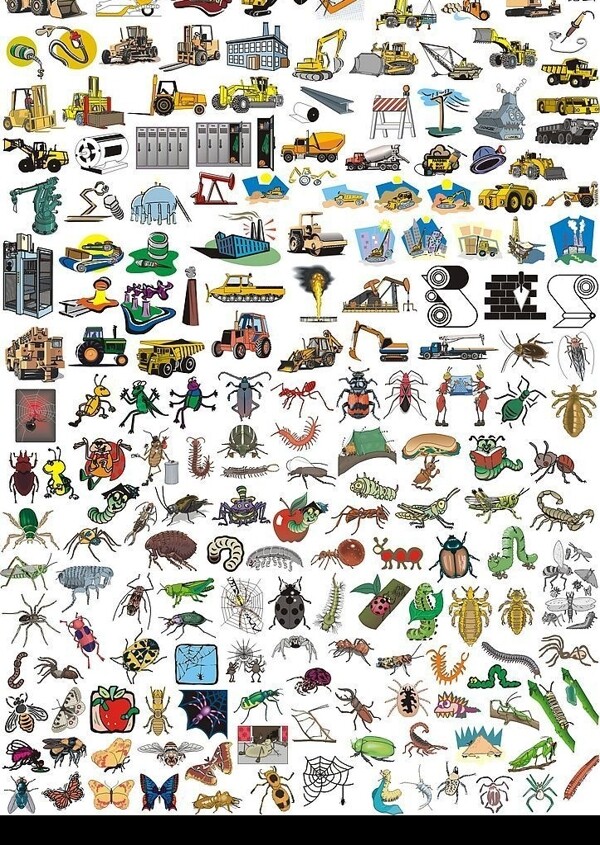 工业车昆虫图片