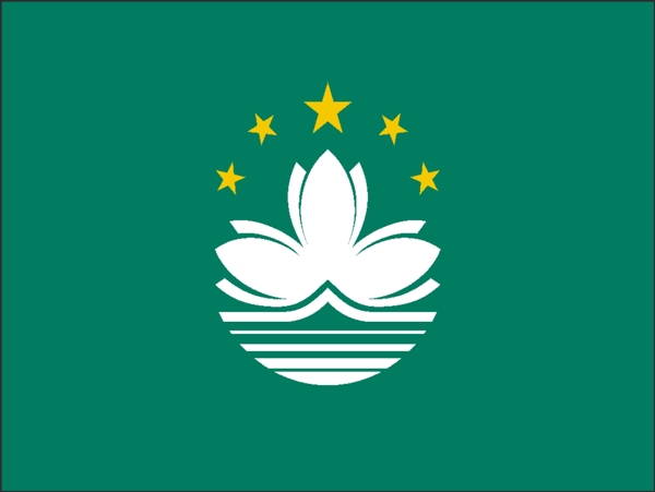 矢量澳門區(qū)旗