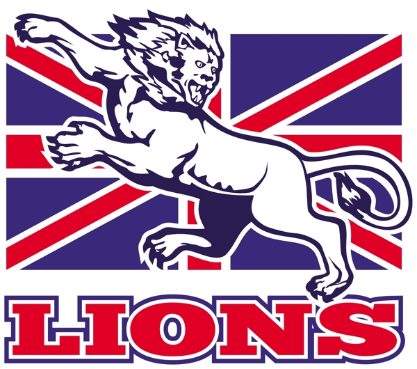 狮子攻击GB英国联盟杰克旗