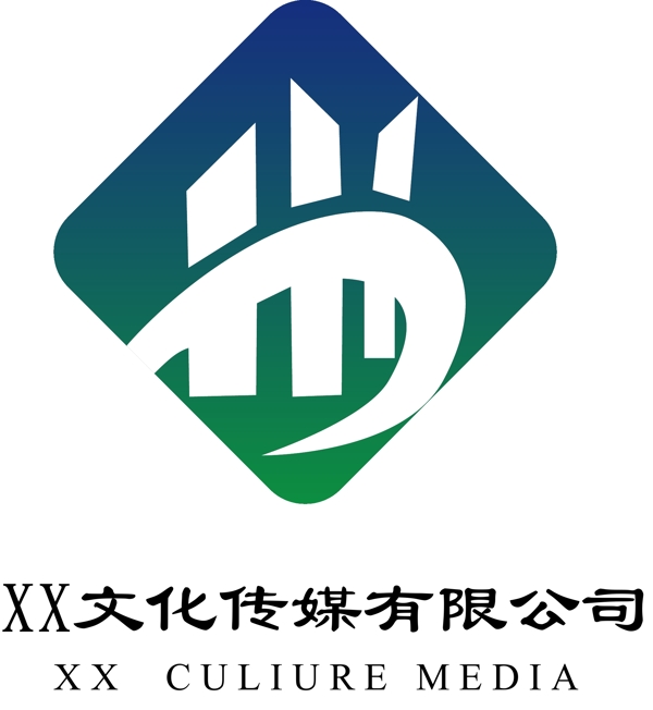 文化传媒有限公司logo设计