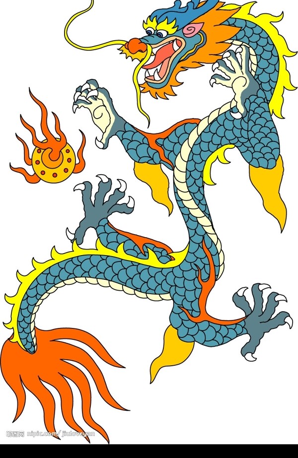 矢量龍圖片