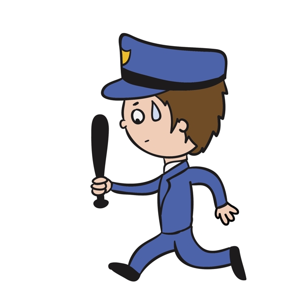 卡通警察
