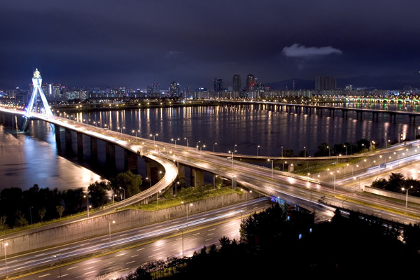 城市夜景圖片