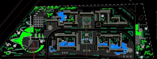 云龙山东坡休闲广场概念规划平面图片