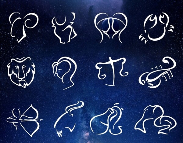 12星座圖片