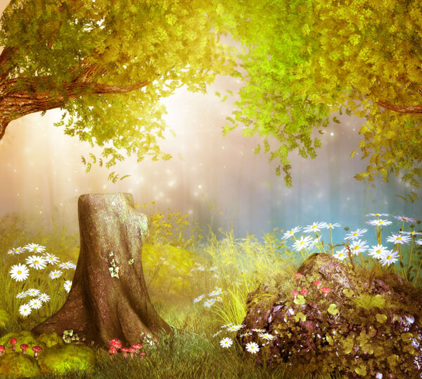 童话树林素材图片