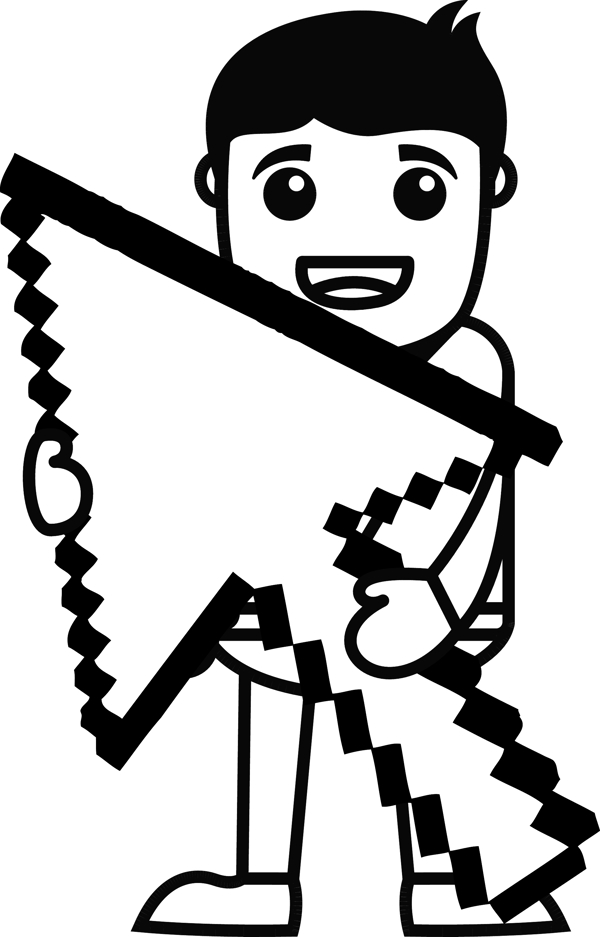 像素箭頭矢量插圖