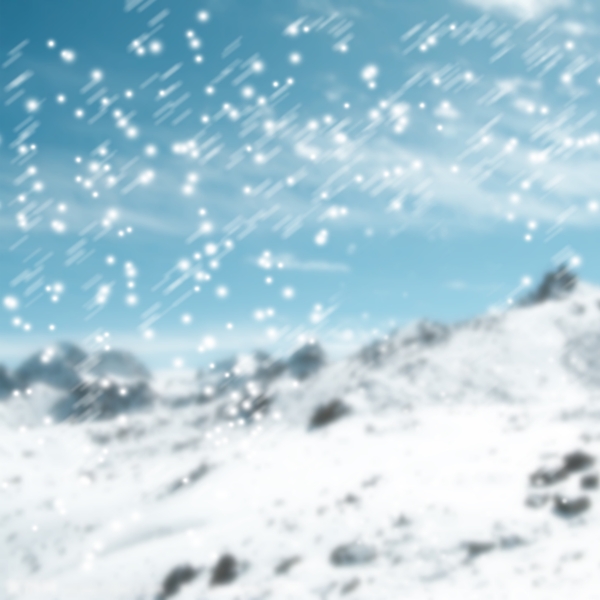 雪地主圖