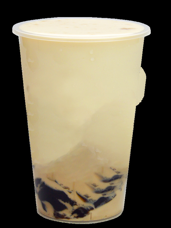 醇香濃郁仙草芝士奶茶奶蓋健康飲品