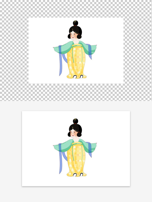 跳舞的唐朝妃子