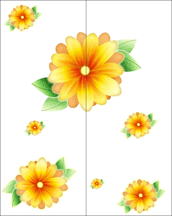 夢(mèng)幻花紋移門(mén)
