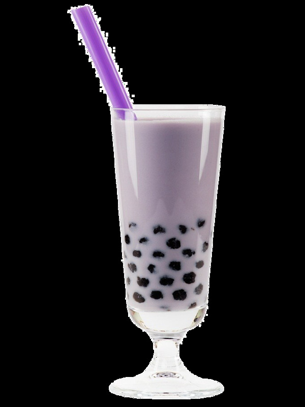 紫色芋泥紫薯創(chuàng)意珍珠奶茶
