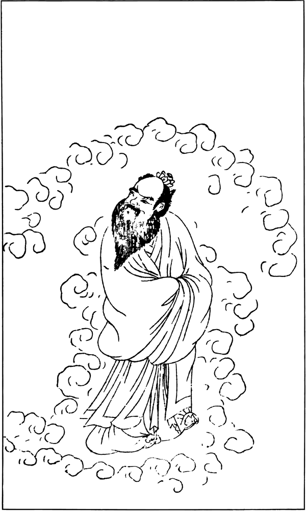 古版畫(huà)教化類(lèi)人物畫(huà)矢量EPS格式0415