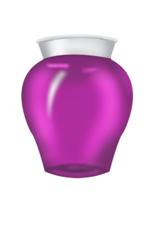 紫色玻璃瓶子插图