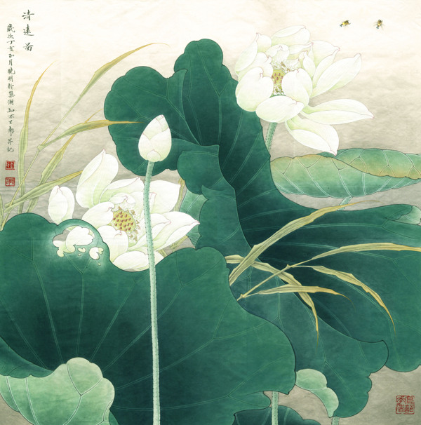 清遠(yuǎn)荷圖