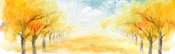 秋季banner背景