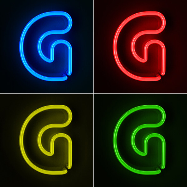 霓虹燈字母G