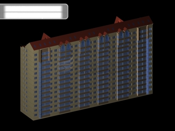 3d高层建筑