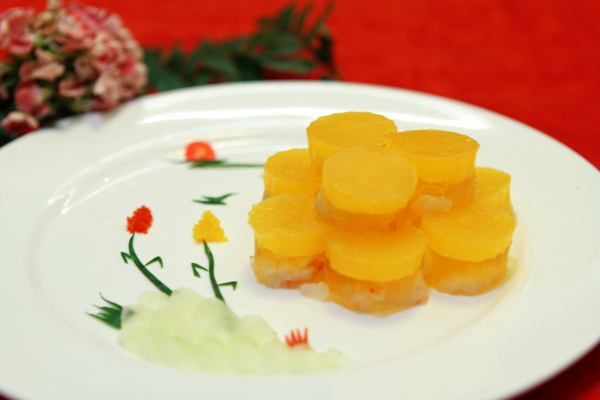 美食荷香豌豆黄图片