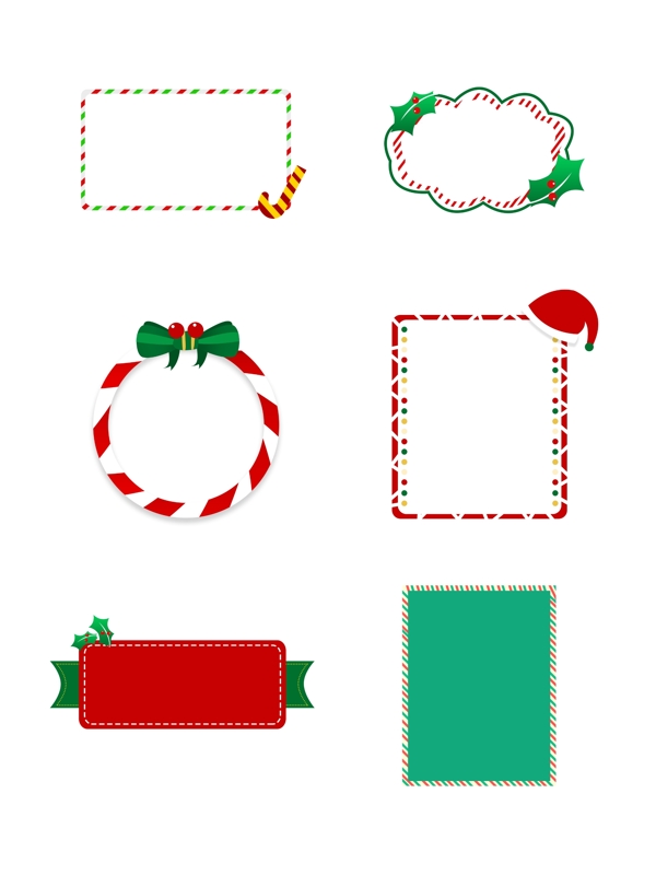 设计元素圣诞节之圣诞节边框
