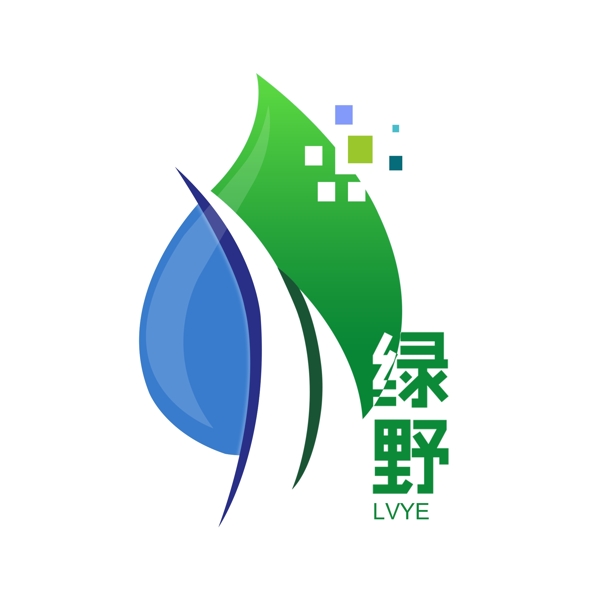 绿野logo