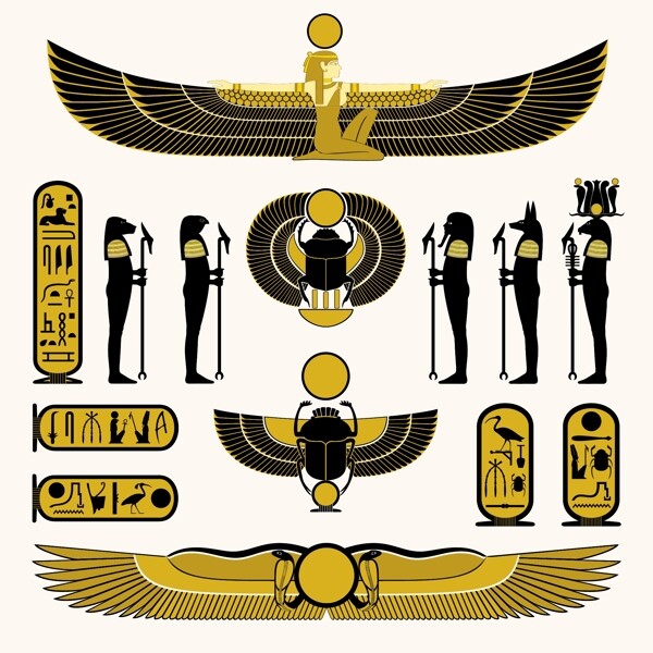 埃及元素卡通