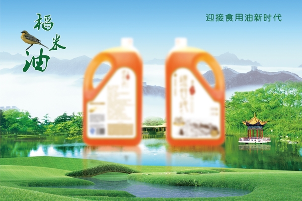 稻米油广告