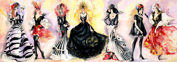 7款女装演出服设计图