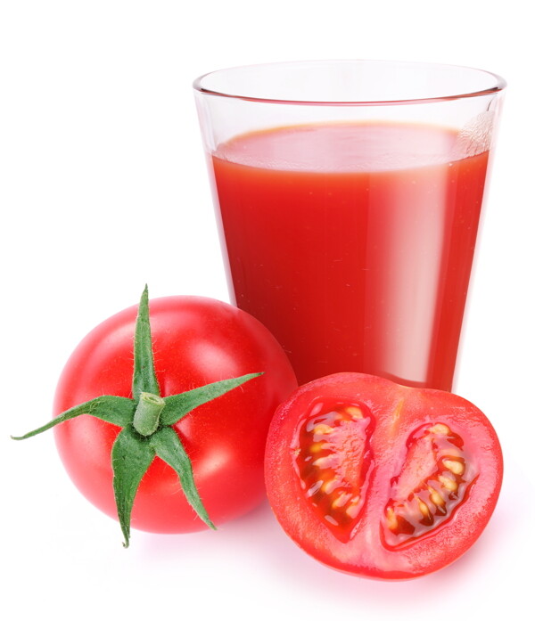 番茄与番茄汁图片