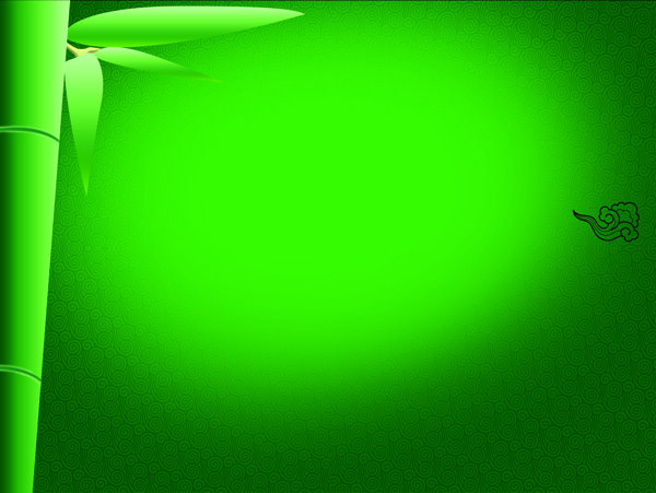 唯美绿色竹子主题背景图