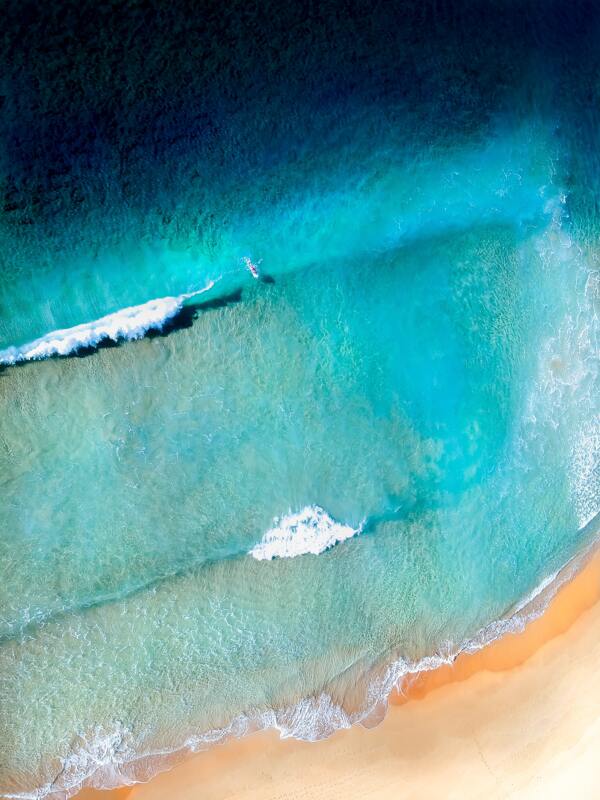 蓝色海洋沙滩