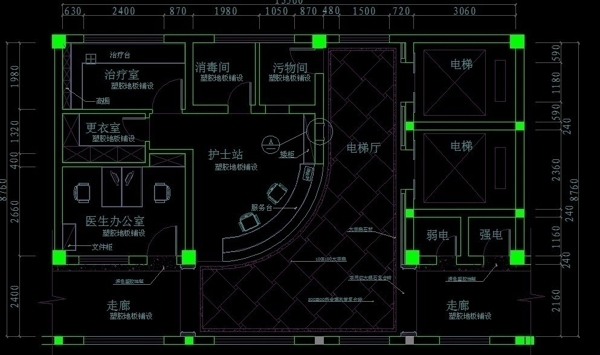 人民医院病房楼室内设计图片