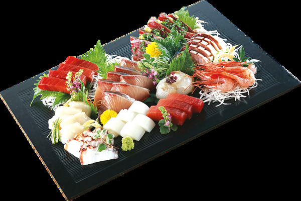 鲜美刺身寿司料理美食产品实物