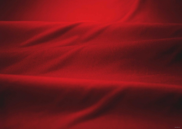 红色的布纹布红色