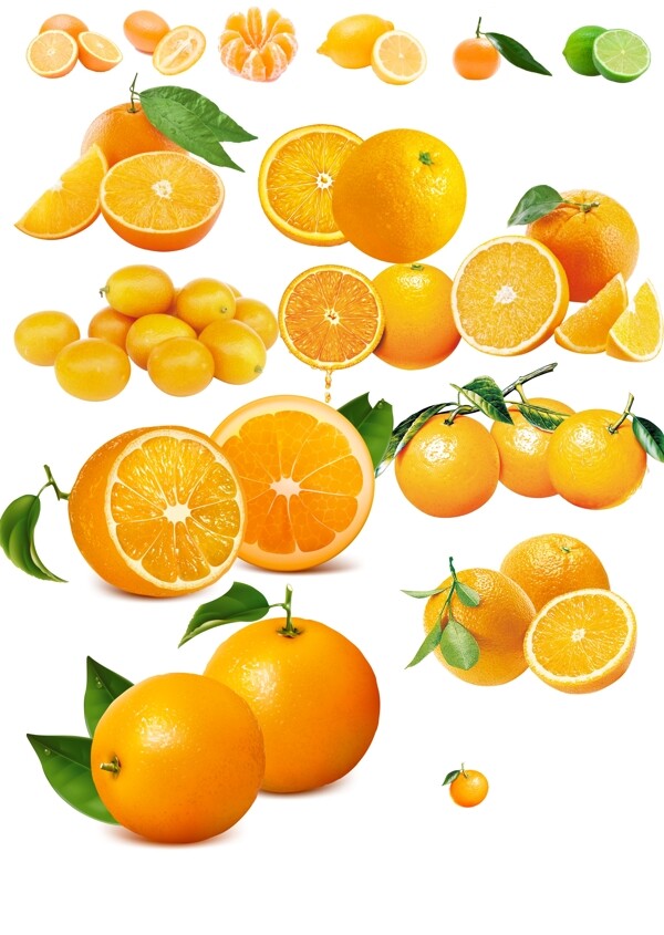 高清水果鲜果桔子橙子图片