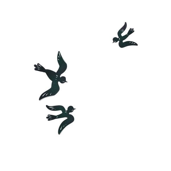 三只燕子图案元素