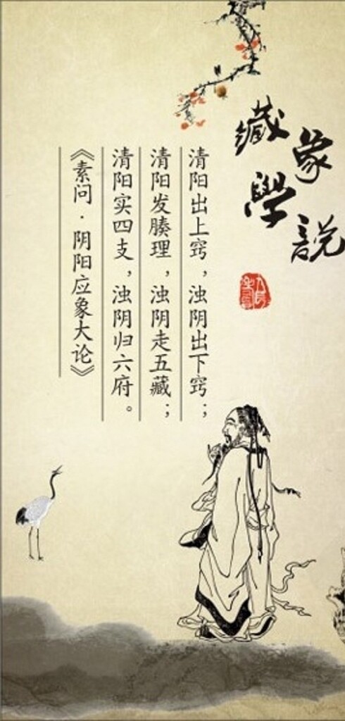 藏象学说传统医学图片