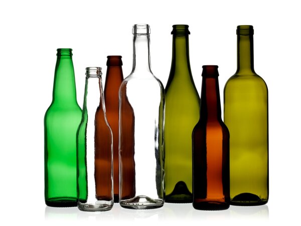不同款式的玻璃瓶图片
