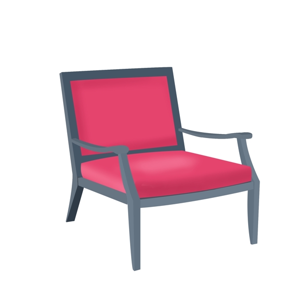 家具椅子粉色