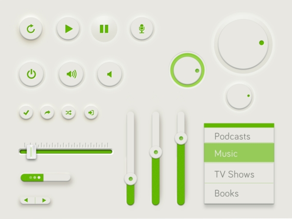 绿色UI工具