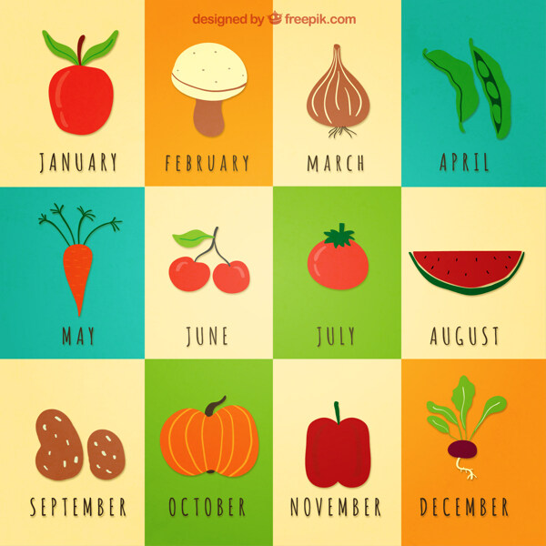 蔬菜的日历