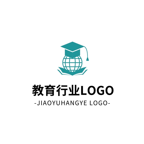 简约大气创意教育行业logo标志设计