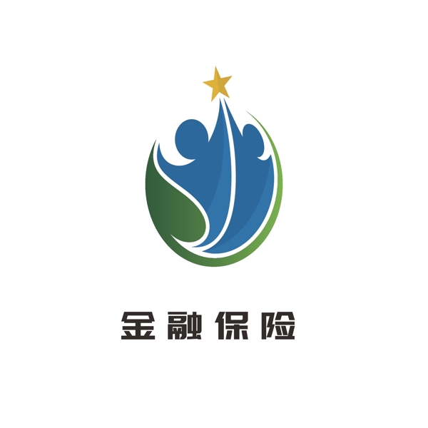 金融保险理财投资logo大众通用标志证券
