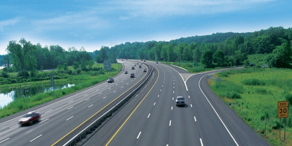高速公路风景图片