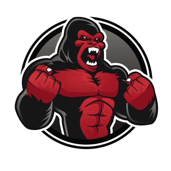 发怒的猩猩logo