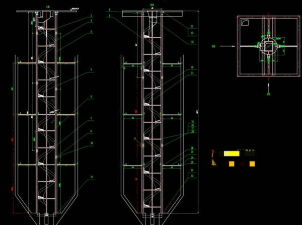 输送机总图CAD机械图纸