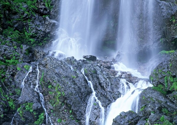 高清唯美山川流水瀑布